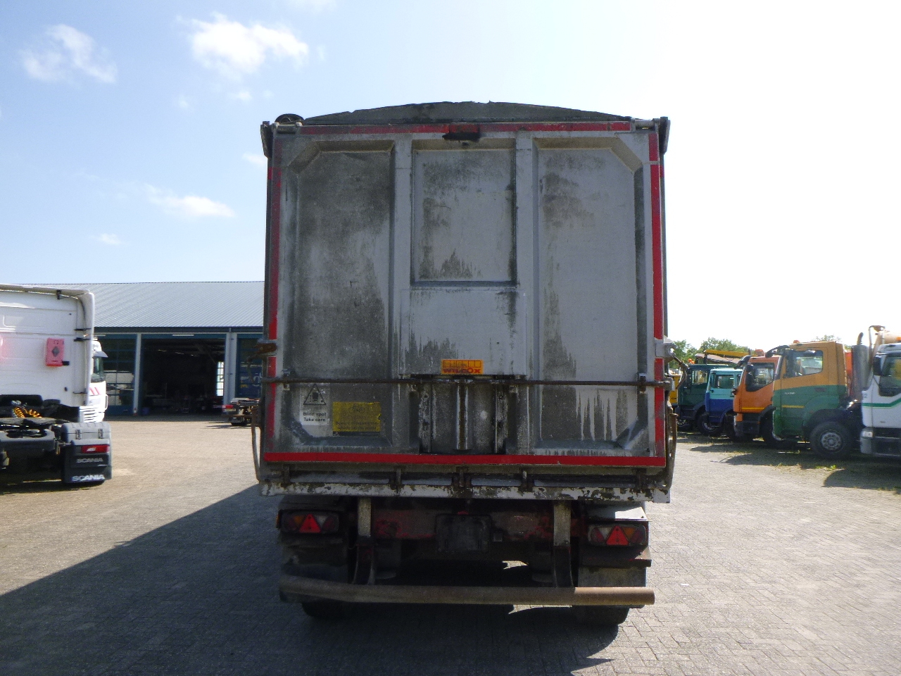 Semiremorcă basculantă Wilcox Tipper trailer alu 55 m3 + tarpaulin: Foto 6
