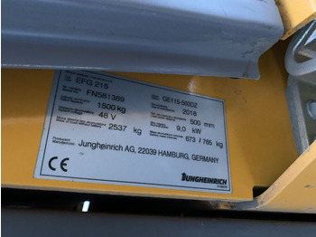 Electrostivuitor Jungheinrich EFG215: Foto 4