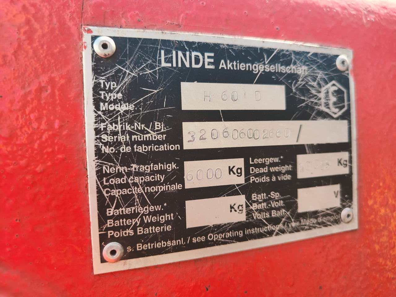 Stivuitor diesel LINDE H60D: Foto 2