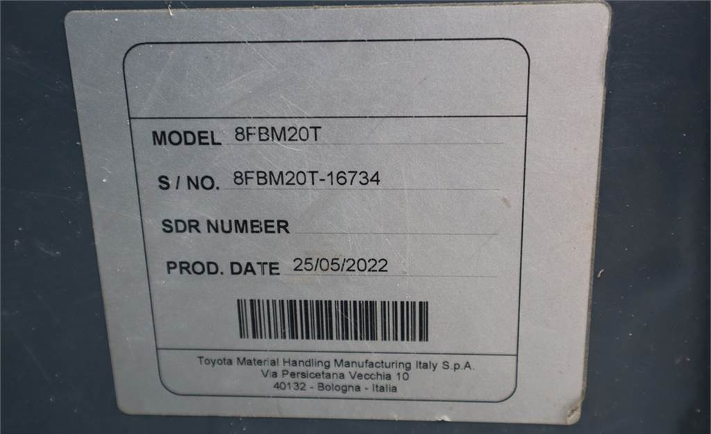 Stivuitor diesel Toyota 8FBM20T Valid inspection, *Guarantee! Electric, 47: Foto 13