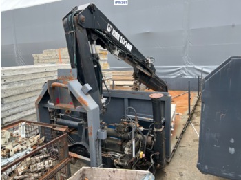 krokløftkasse m/ HIAB kran - Container abroll