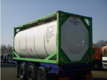 Container cisternă, Semiremorcă Danteco Food tank container inox 20 ft / 25 m3 / 1 comp: Foto 3