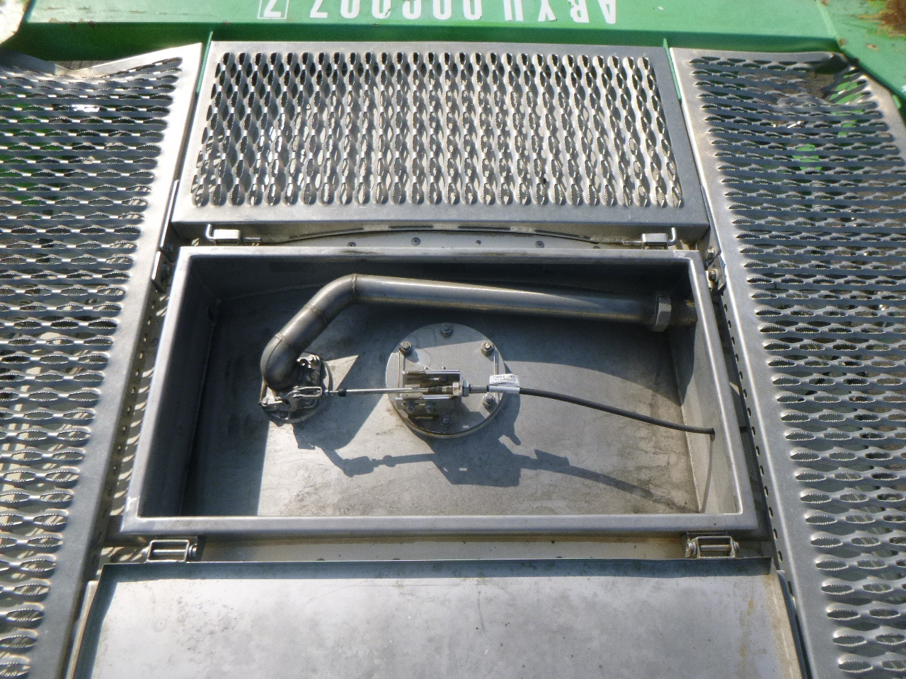Container cisternă, Semiremorcă Danteco Food tank container inox 20 ft / 25 m3 / 1 comp: Foto 14