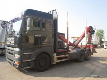 MAN TGA 26.430 6x2 Holztransporter, Epsilon E90Z81 ,Euro4 - Remorcă forestieră