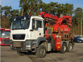 MAN TGS 26.540 6x6 Holzhackmaschine  - Remorcă forestieră