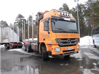 Mercedes-Benz Actros 2655-6x4/45 - Remorcă forestieră