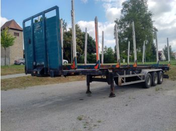 Remorcă forestieră Schmitz Cargobull BEFA  BSA 3S 37LE Langholz mit 6 Exte Alurungen: Foto 1