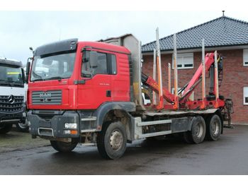 Transport de lemne MAN TGS 33.480 6X4 Epsilon 110 Z