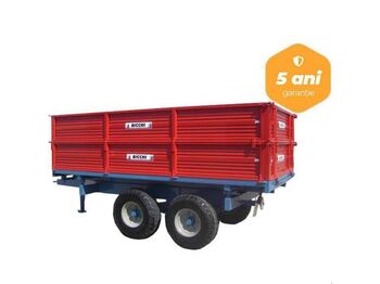 Remorcă agricolă nou Bicchi B502L/TA-H- agricultural trailers with tandem axle, 10 tons, hydraulic braking!!! transport included!!!!: Foto 1