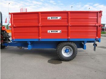 Remorcă agricolă nou Bicchi Bicchi monoaxle agricultural trailer, tiltable on 3 sides, model BRT502L-H, 8 tons !!! Transport included!!!!!!: Foto 1