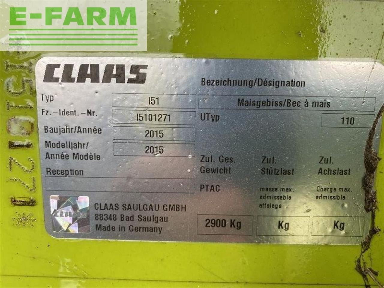 Utilaje pentru maşină de recoltat furaj CLAAS orbis 600 sd 3t: Foto 6