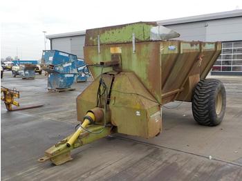 Remorcă agricolă Dowdeswell Unispread 8 Ton Single Axle PTO Driven Side Discharge Muck Spreader: Foto 1