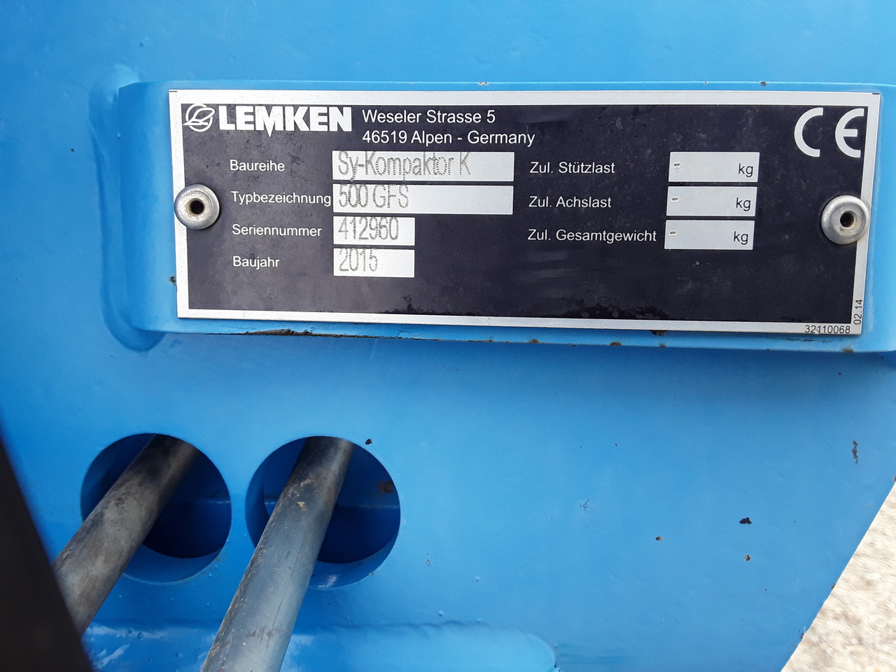 Maşină pentru prelucrarea solului Lemken Kompaktor 5m: Foto 2