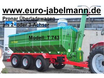 Remorcă agricolă nou Pronar Überladewagen, NEU 2 + 3 Achsen, 23 + 33 to, sof: Foto 1