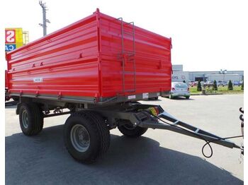  Bicchi agricultural trailer with 2 axles model 2B80-P2, 8 tons, pneumatic/hydraulic brake!!! Transport included!!! - remorcă agricolă