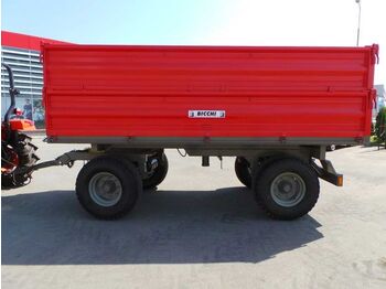  Bicchi agricultural trailer with 2 axles, model 2B 60-P2, 6 tons, pneumatic/hydraulic brake !!!! Transport included!!!! - remorcă agricolă
