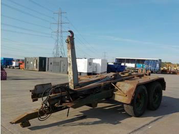 Remorcă agricolă, Remorcă transport containere/ Swap body Twin Axle Draw Bar Hook Loader Trailer to suit Tractor: Foto 1