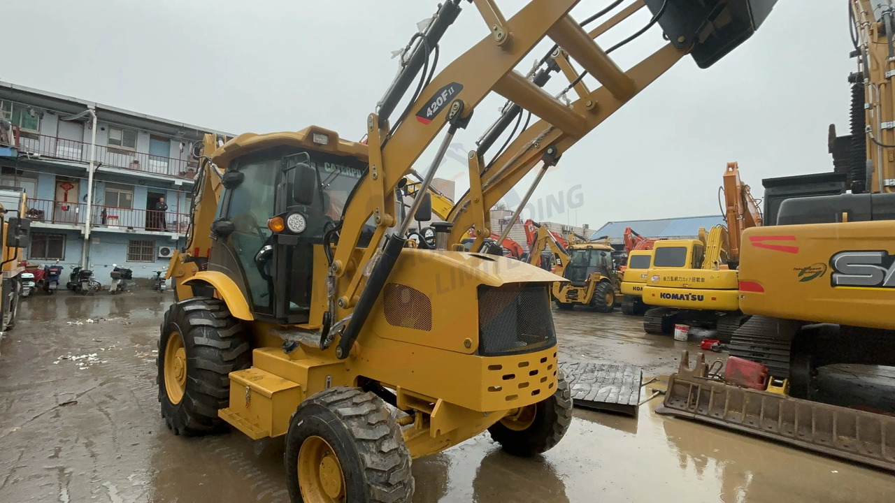 Buldoexcavator 4x4 used cat 420f 420e backhoe loader for sale used cheap backhoes price CATERPILLAR 420F: Foto 7