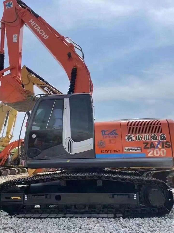 Excavator pe şenile 90%new 20 ton Korea Original made HITACHI ZX200 used hydraulic crawler excavator in ready stock: Foto 4