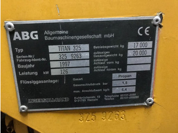 ABG TITAN 325 and runs and runs - Finisor de asfalt: Foto 5