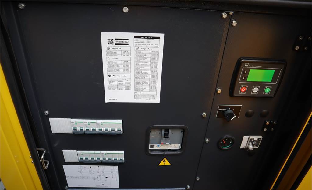 Generator electric Atlas Copco QES 105 JD S3A ESF Valid inspection, *Guarantee! D: Foto 9