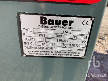 Generator electric nou BAUER GFS-16 20 kVA (Unused): Foto 5