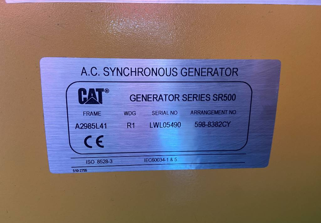 Generator electric CAT DE550GC - 550 kVA Stand-by Generator - DPX-18221: Foto 16