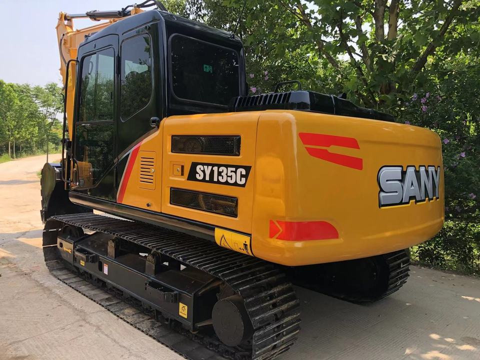 Excavator pe şenile China made original used excavator SANY SY135C used machinery for mining and construction: Foto 8