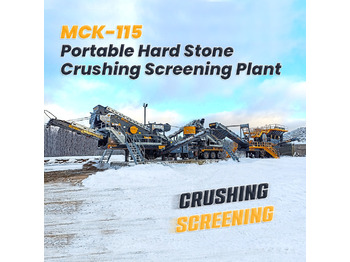 FABO MCK-115 HARDSTONE CRUSHING SCREENING PLANT 180-300 TPH - Concasor