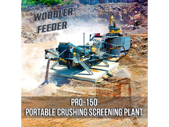 FABO PRO-150 MOBILE CRUSHER | WOBBLER FEEDER - Concasor
