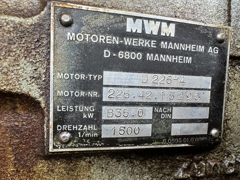 Generator electric MWM D 226-4 AvK 35 kVA Marine generatorset: Foto 4