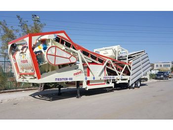 MESAS 100 m3/h MOBILE CONCRETE BATCHING PLANT - Staţie de betoane