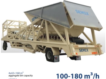 SEMIX Dry Type Mobile Concrete Batching Plant - Staţie de betoane