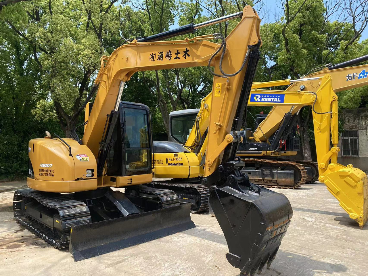Excavator pe şenile Used caterpillar machinery CAT308C with rubber track for sale: Foto 4