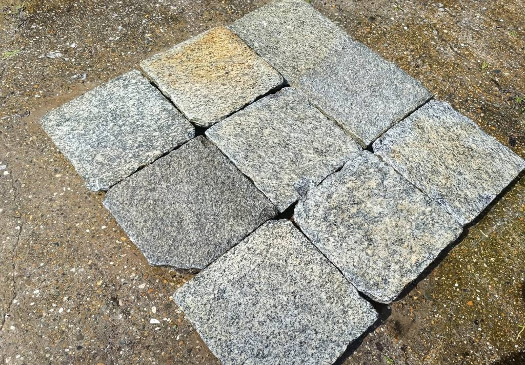 Echipamente de constructii graniet natuursteen 40x40x7-8 cm 300m2 ruw/glad te: Foto 9