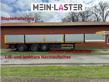 Schröder Pritsche Staplerhalterung Lenkachse  - Semiremorcă platformă: Foto 1