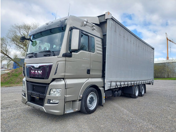 MAN TGX 26.440 Jumbo 6x2 Gardine Retarder AHK (25) - Camion cu prelată: Foto 1