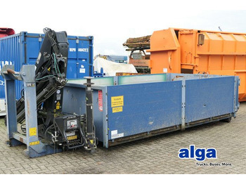 Abrollcontainer, Kran Hiab 099 BS-2 Duo  - Container abroll: Foto 1