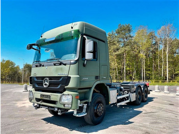 Mercedes-Benz 6x6 ACTROS 3344 Twist Lock BDF LIKE NEW  - Camion transport containere/ Swap body: Foto 3