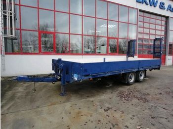 Remorcă transport agabaritic pentru transport de utilaje grele Obermaier Tandemtieflader, 6,30 m Ladefläche: Foto 1