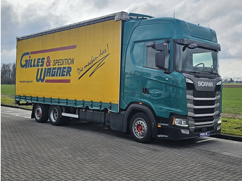 Camion cu prelată Scania S450 6X2*4 FORKLIFT CONN.: Foto 5