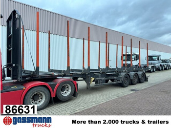 Semiremorcă transport busteni