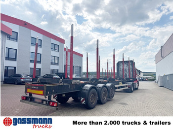 Semiremorcă transport busteni Schwarzmüller 3-Achs Holzauflieger, Liftachse, MEHRFACH: Foto 5