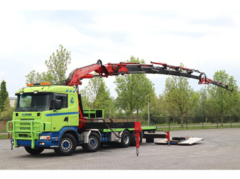 Camion cu macara SCANIA R164