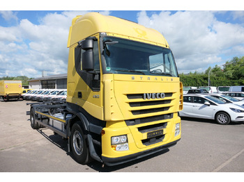 Camion transport containere/ Swap body IVECO Stralis AS 190 S 420 ECO LBW AHK KLIMA INTARDER: Foto 2