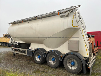 Semiremorcă siloz FELDBINDER Silo für Staub und Rieselgüter EUT 40.3 Auflieger Zement 40m³, Lenkachse: Foto 3