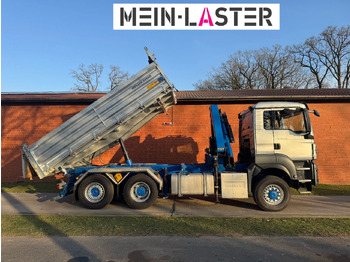 Camion basculantă, Camion cu macara MAN Aufbau Meiller Bordmatik + HMF 1330 K4 15m Funk: Foto 5 Camion basculantă, Camion cu macara MAN Aufbau Meiller Bordmatik + HMF 1330 K4 15m Funk: Foto 5