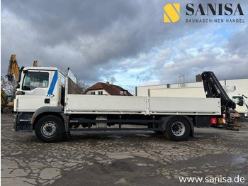 Camion platformă MAN TGM 18.340/Kran Hiab 099 E-2 HIDUO: Foto 3