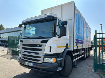 Camion cu macara Scania P410 8x4 TRIDEM + CRANE HIAB 244 EP-4 HIDUO - RETARDER - LIFT + STEERING AXLE - *327.000km* - RADIO: Foto 4