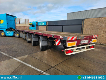 Semiremorcă platformă Meusburger 3-ass. Vlakke uitschuifbare oplegger / 3x gestuurd: Foto 4 Semiremorcă platformă Meusburger 3-ass. Vlakke uitschuifbare oplegger / 3x gestuurd: Foto 4